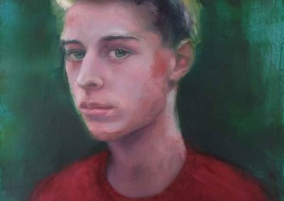 Portrait Junge Öl auf Leinwand, 50 x 70 cm