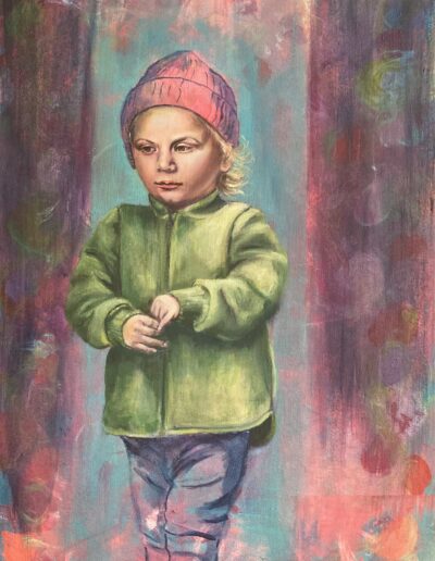 Giaco, 2026, Acryl auf Leinwand, 60 x 89 cm